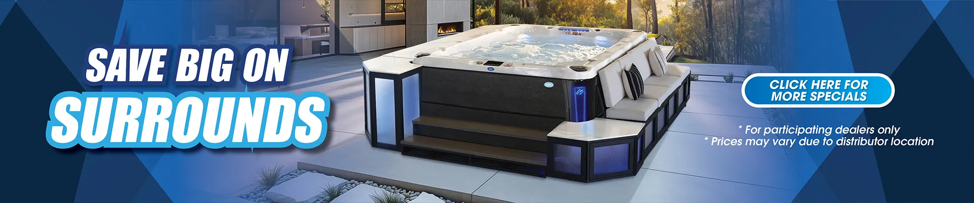 Calspas hot tub being used in a family setting - Weston