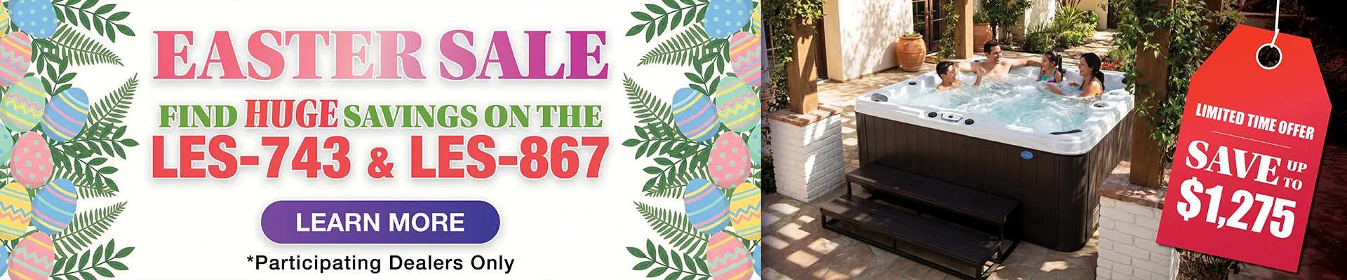 Calspas hot tub being used in a family setting - Weston