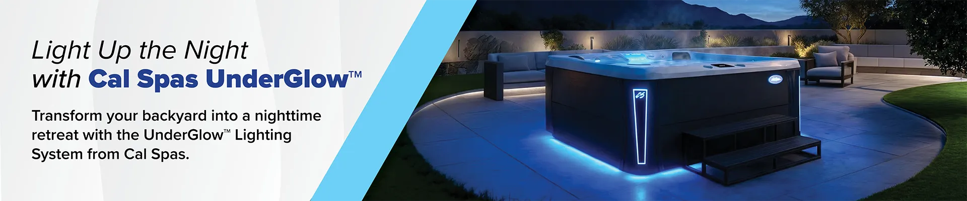 Calspas hot tub being used in a family setting - Weston